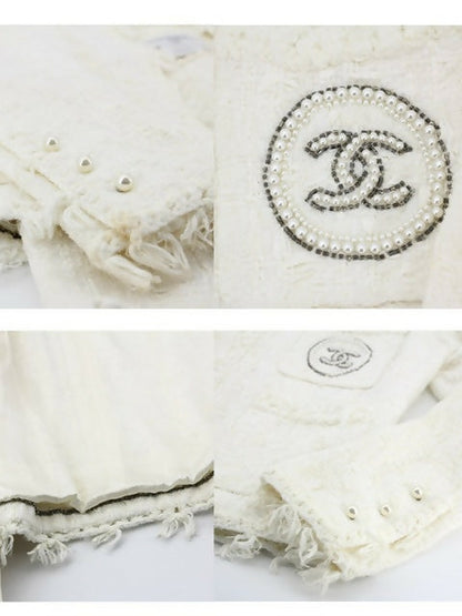 Chanel Vintage 2004 Cruise Ensemble Collarless Jacket