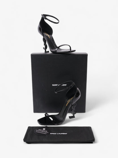 Saint Laurent Opyum 110mm Black Patent Leather EU 38 UK 5
