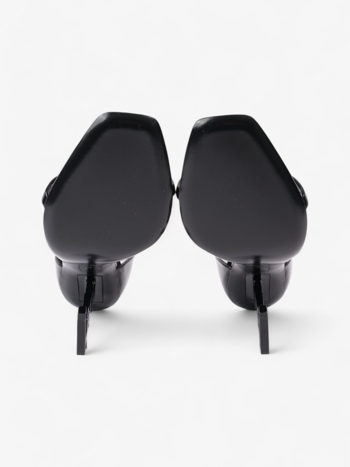 Saint Laurent Opyum 110mm Black Patent Leather EU 38 UK 5