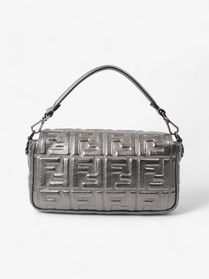 Fendi Baguette Metallic Lambskin Leather Medium