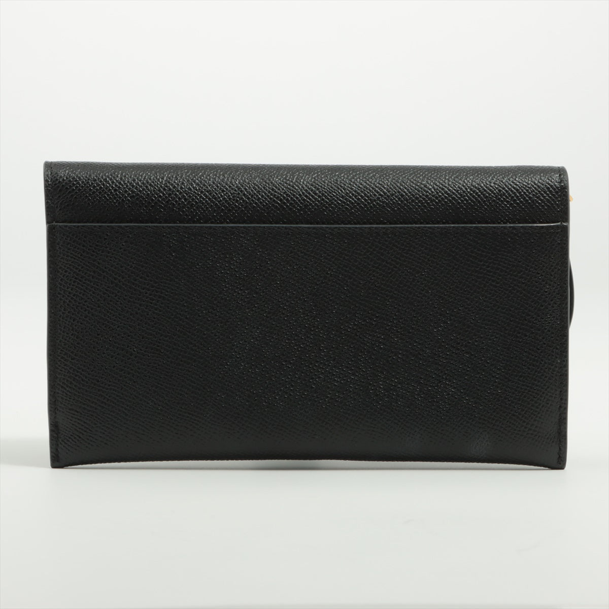 Christian Dior Saddle Leather Chain Wallet Black