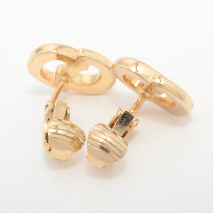 Dior CD Logo Gold Clip On Earrings Costume Jewellery