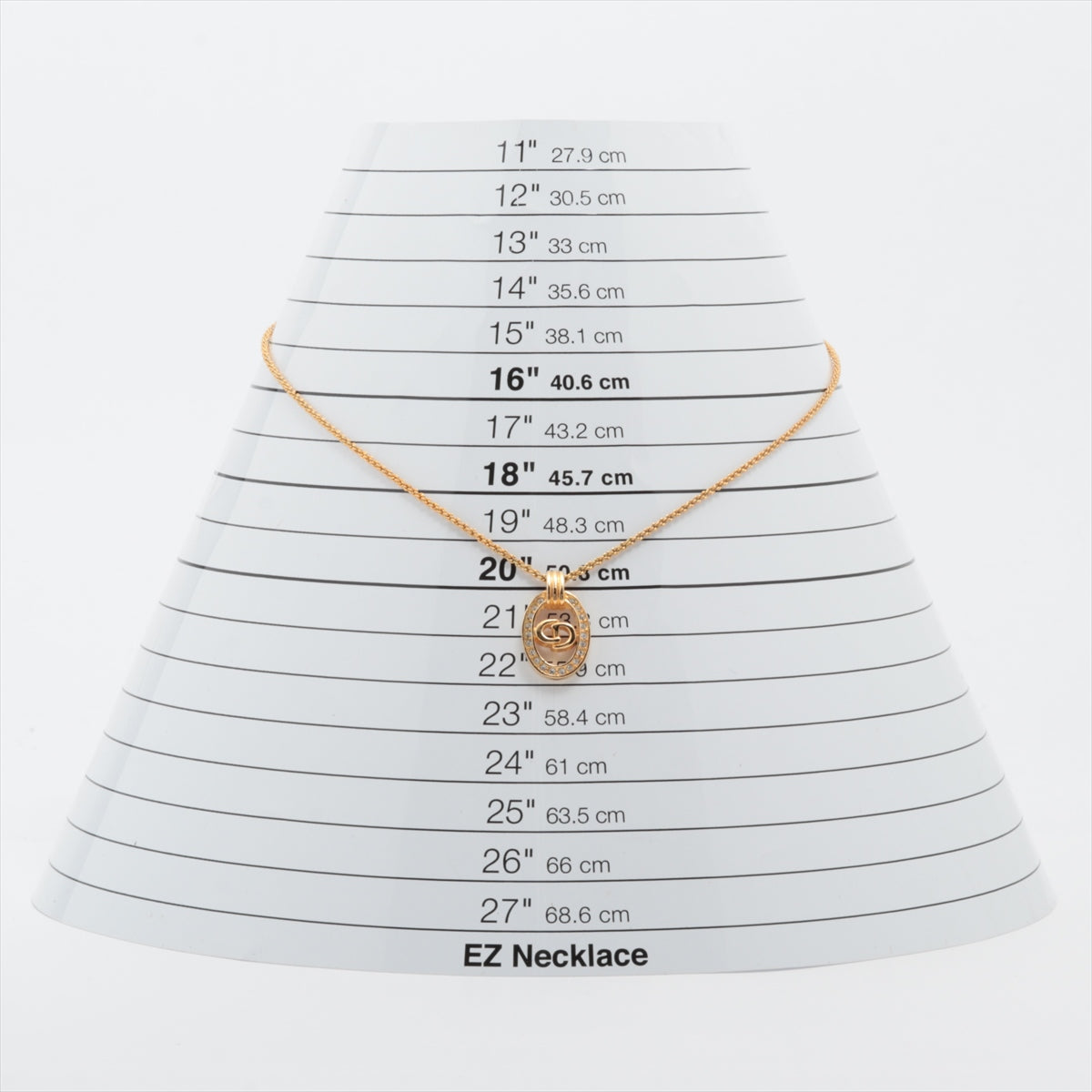 Dior CD Crystal Necklace Costume Jewellery