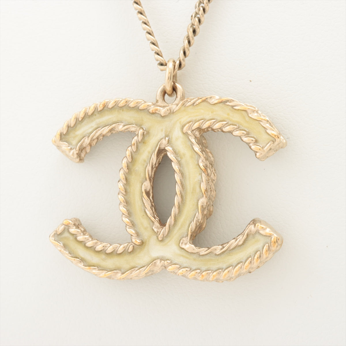 Chanel CC Rhinestone Reversible Necklace Costume Jewellery