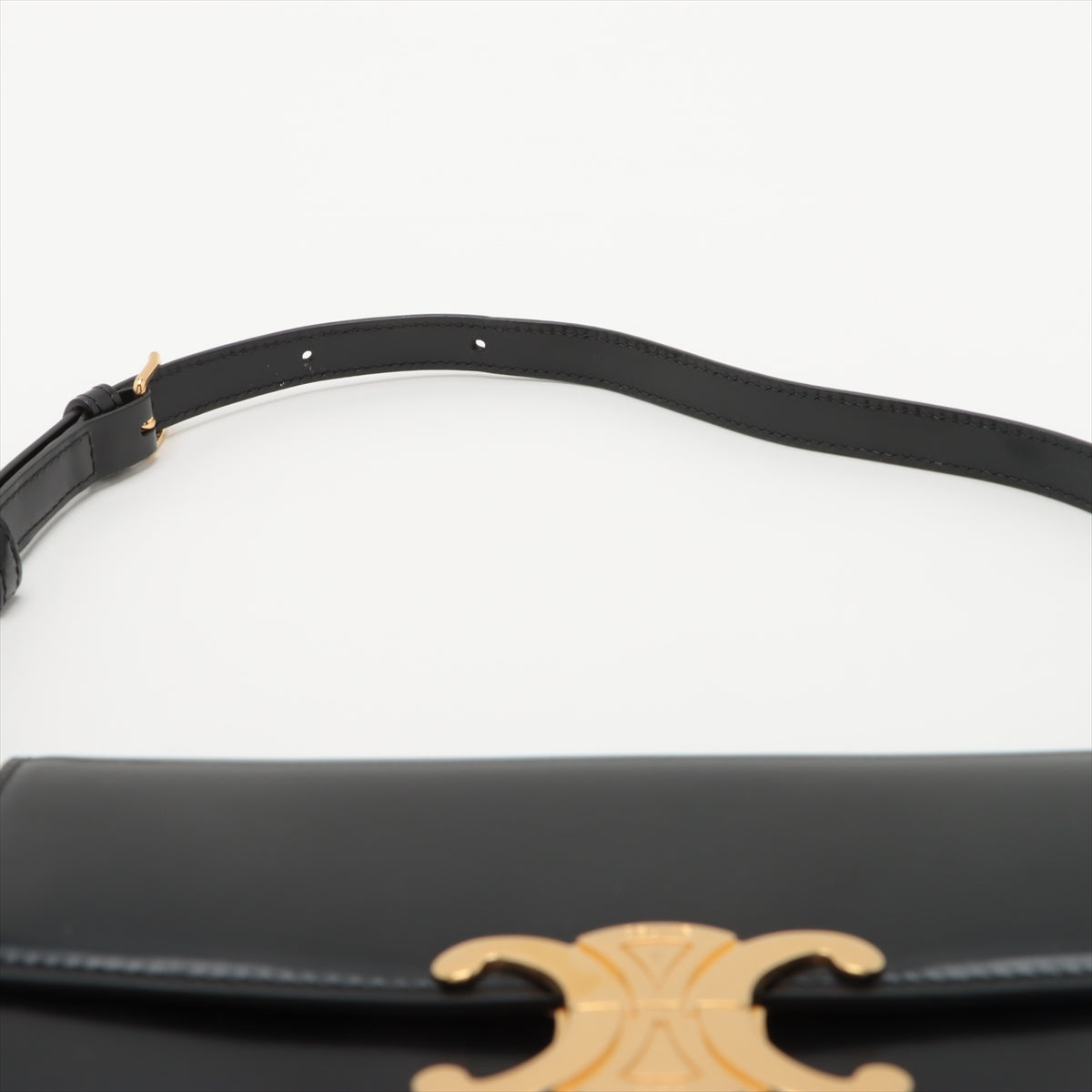 CELINE Triomphe Leather Shoulder bag