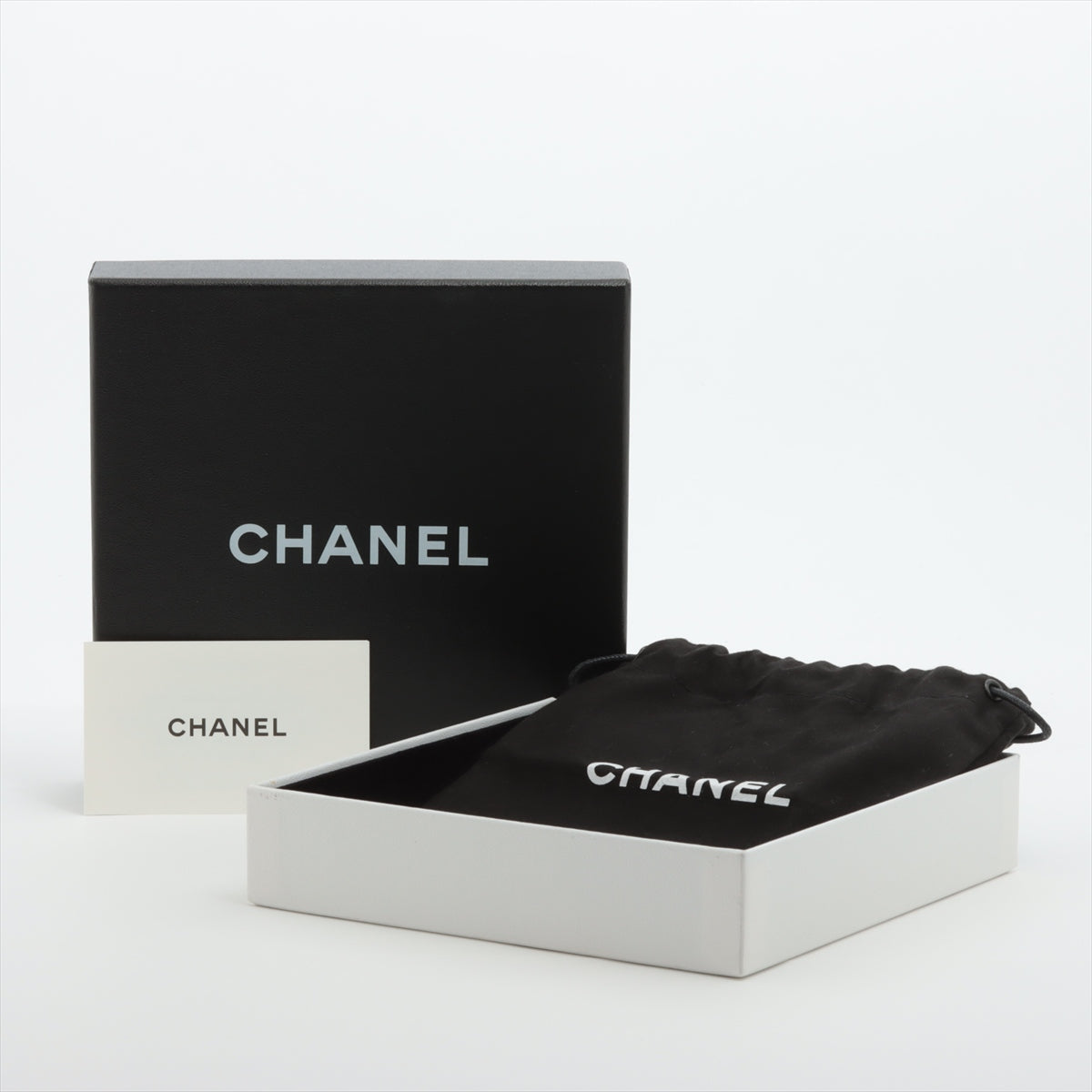 Chanel Coco Logo Long Pearl White Necklace Costume Jewellery