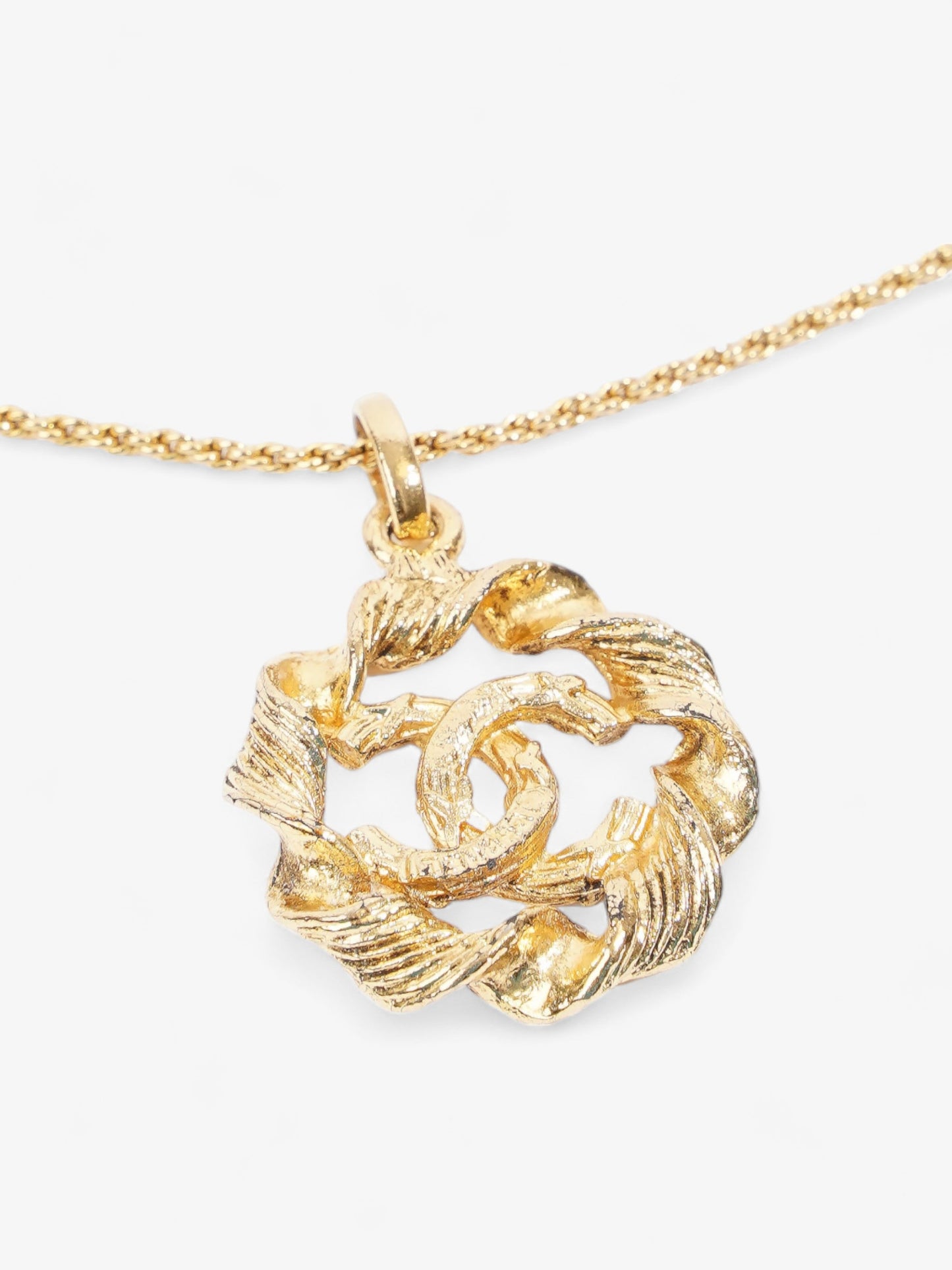 Chanel Coco Mark Necklace Gold Gold Plated 40.3cm