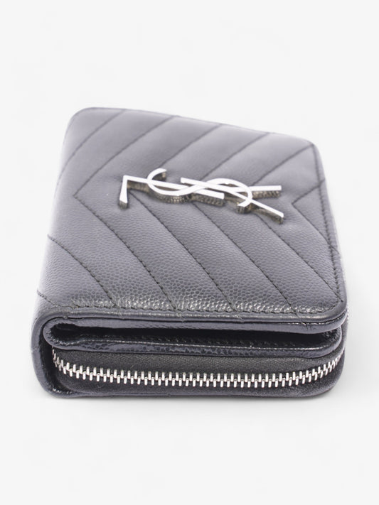 Saint Laurent Compact Wallet Black Leather