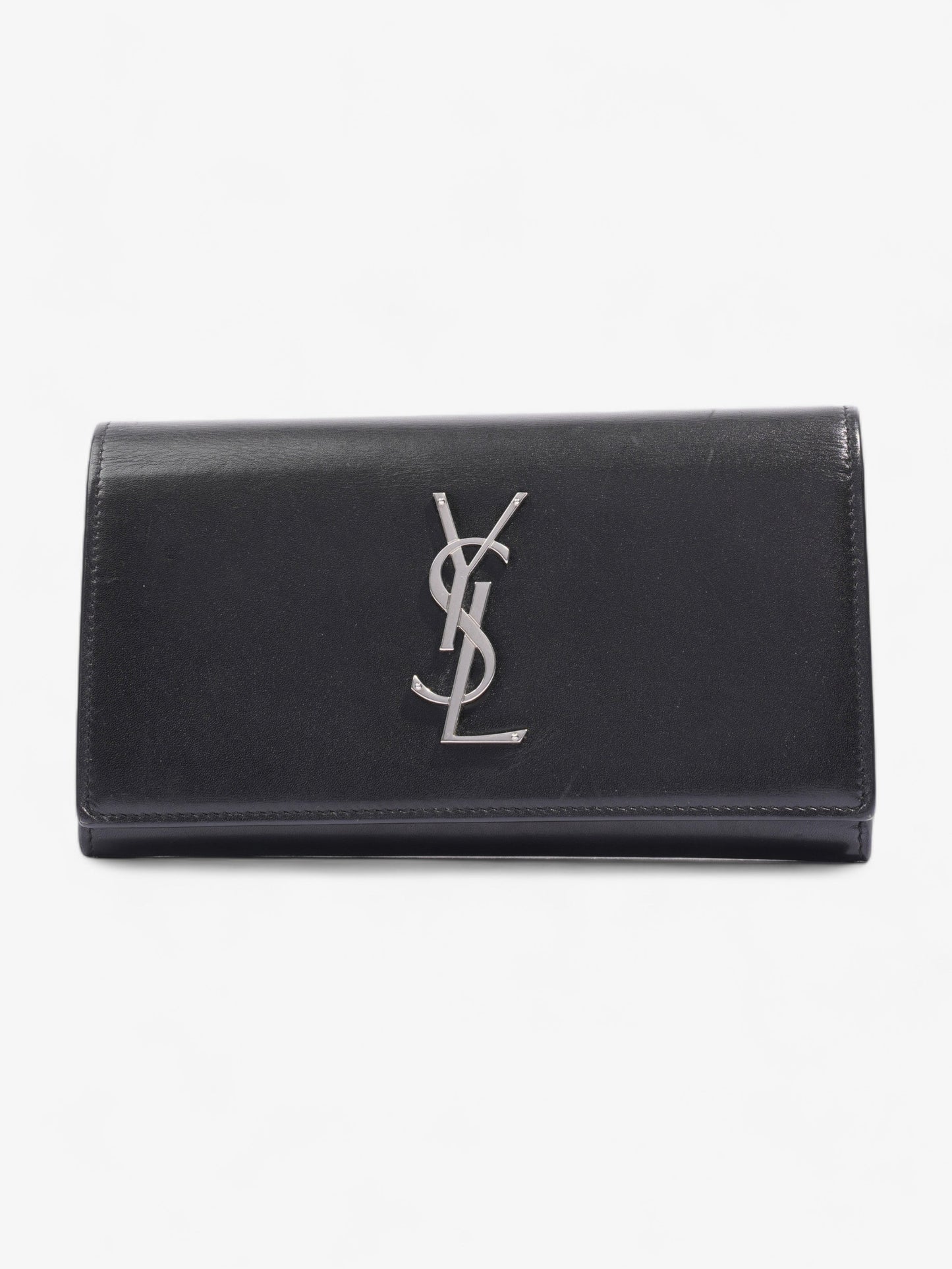 Saint Laurent Long Wallets Black Leather