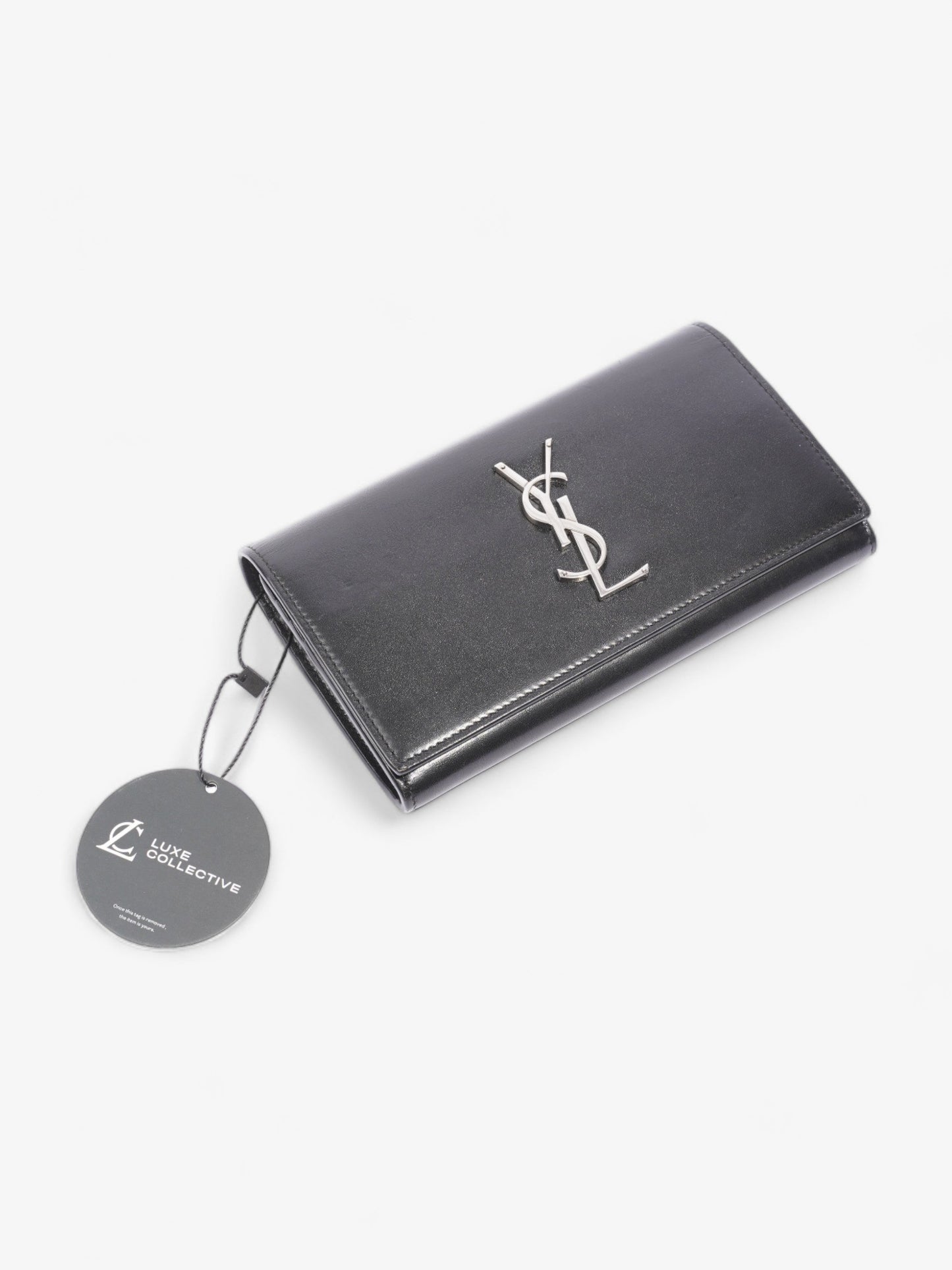 Saint Laurent Long Wallets Black Leather
