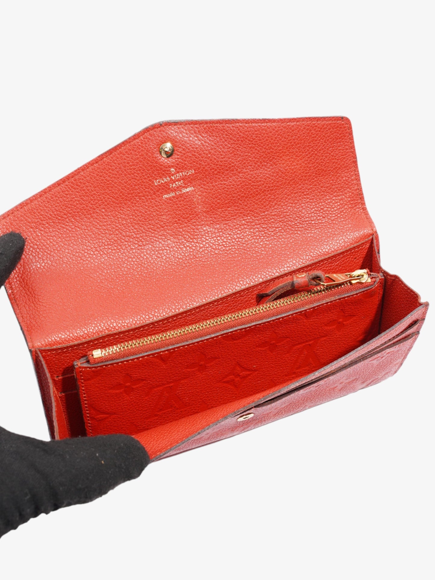 Louis Vuitton Portefeuille Curieuse Wallet Jaipur Empreinte Leather