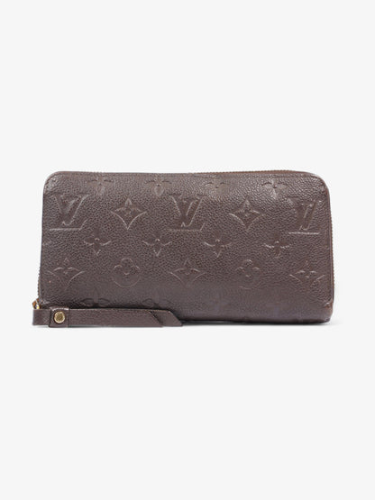 Louis Vuitton Zippy Wallet Taupe Empreinte Leather