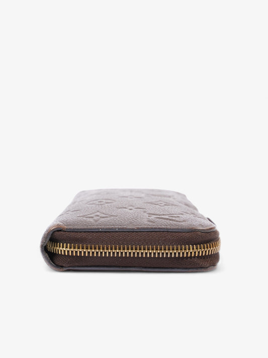 Louis Vuitton Zippy Wallet Taupe Empreinte Leather