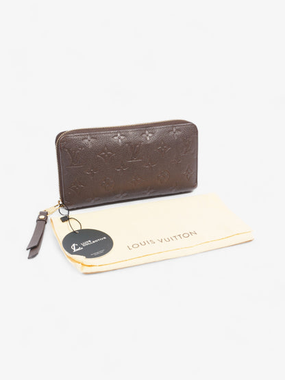 Louis Vuitton Zippy Wallet Taupe Empreinte Leather