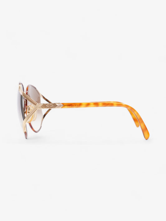 Christian Dior Oversized Gradiant Sunglasses Brown Acetate 150mm