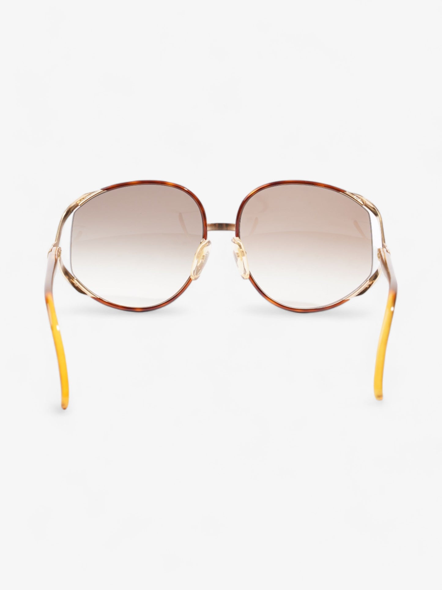 Christian Dior Oversized Gradiant Sunglasses Brown Acetate 150mm