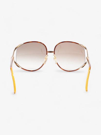 Christian Dior Oversized Gradiant Sunglasses Brown Acetate 150mm