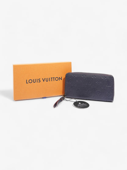 Louis Vuitton Zippy Wallet Navy Empreinte Leather