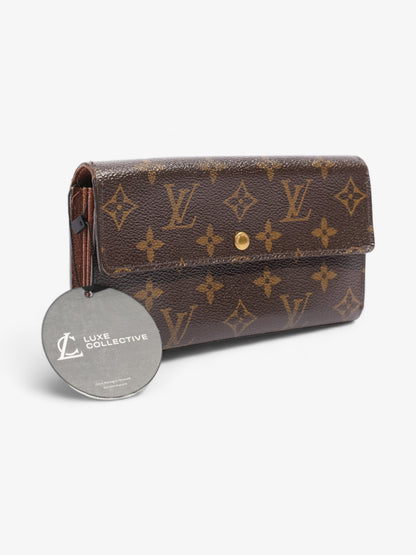 Louis Vuitton Sarah Wallet Monogram Coated Canvas
