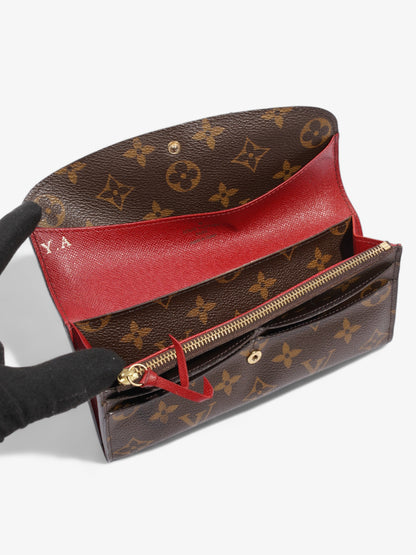 Louis Vuitton Emilie Wallet Monogram Coated Canvas