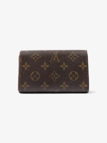 Louis Vuitton Portefeuil-Trésor Compact Wallet Monogram Coated Canvas