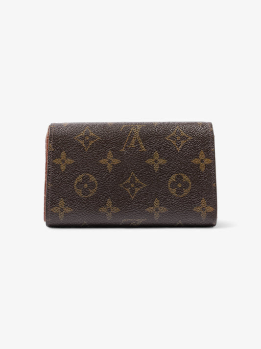 Louis Vuitton Portefeuil-Trésor Compact Wallet Monogram Coated Canvas