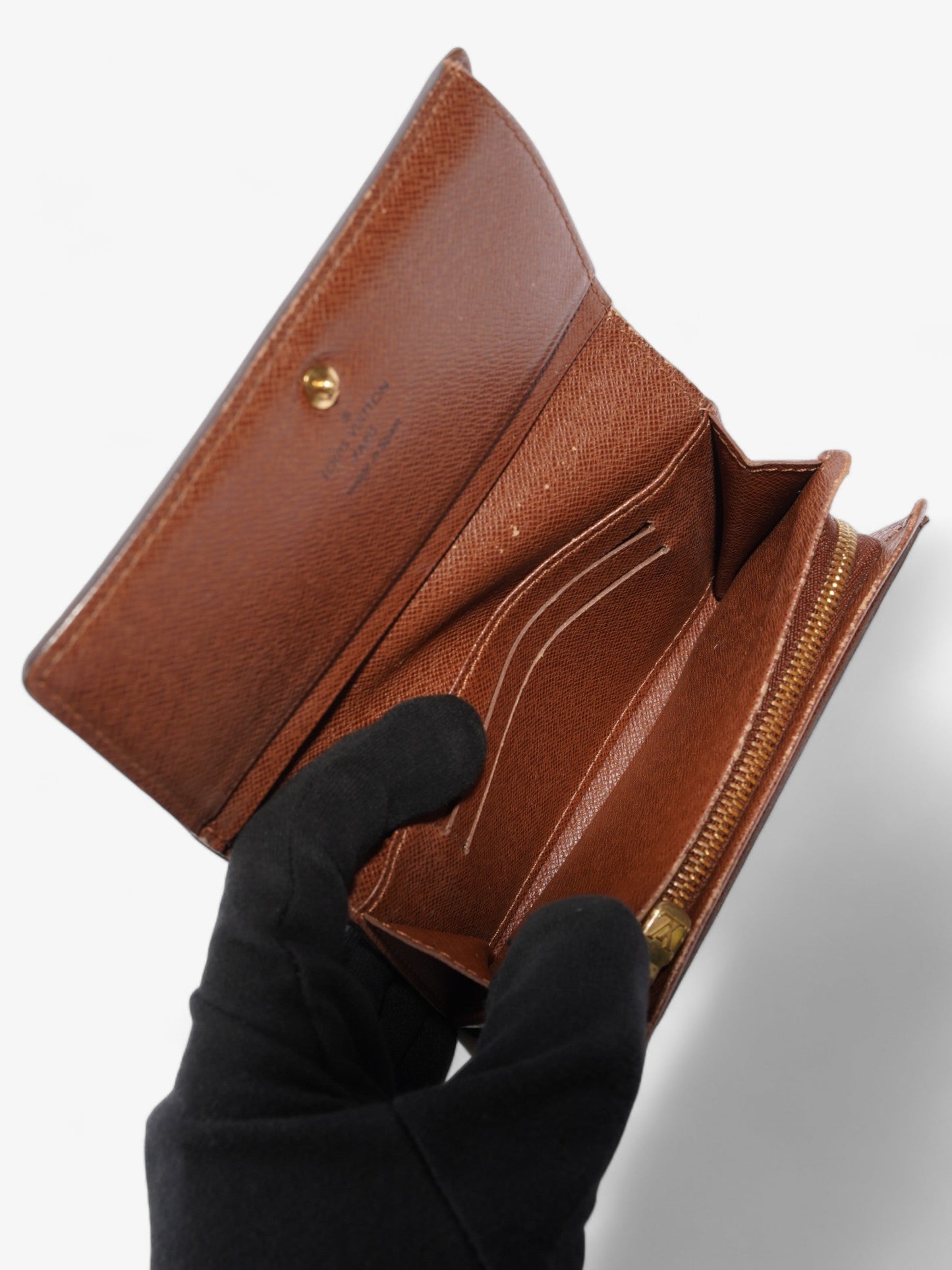 Louis Vuitton Portefeuil-Trésor Compact Wallet Monogram Coated Canvas
