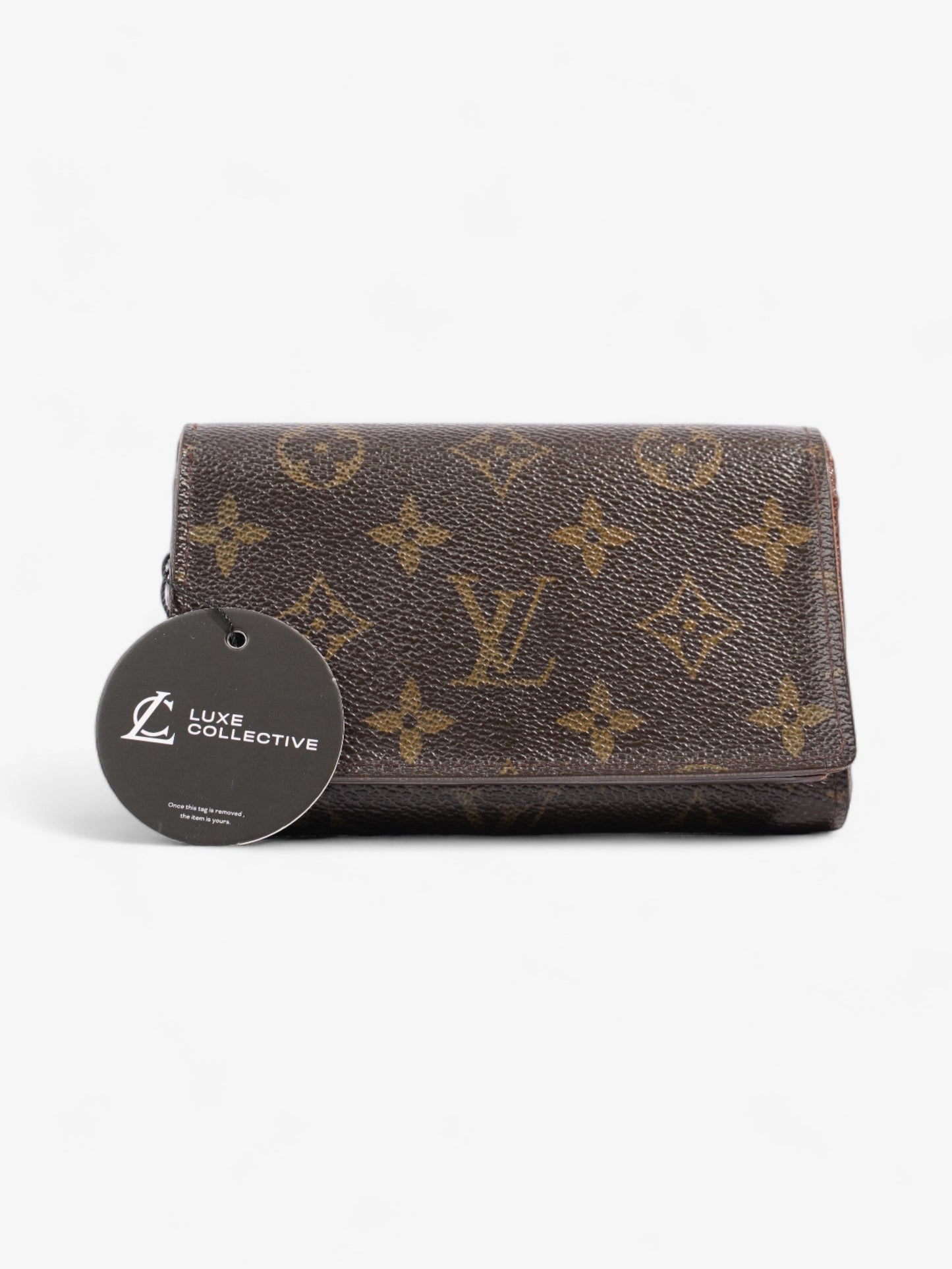 Louis Vuitton Portefeuil-Trésor Compact Wallet Monogram Coated Canvas