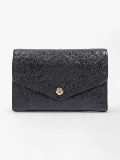 Louis Vuitton Curieuse Trifold wallet  Black / Black Empreinte Leather