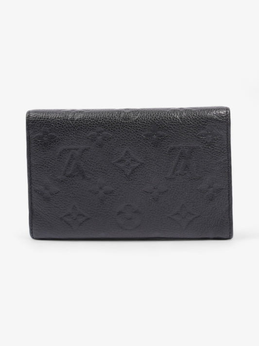 Louis Vuitton Curieuse Trifold wallet  Black / Black Empreinte Leather