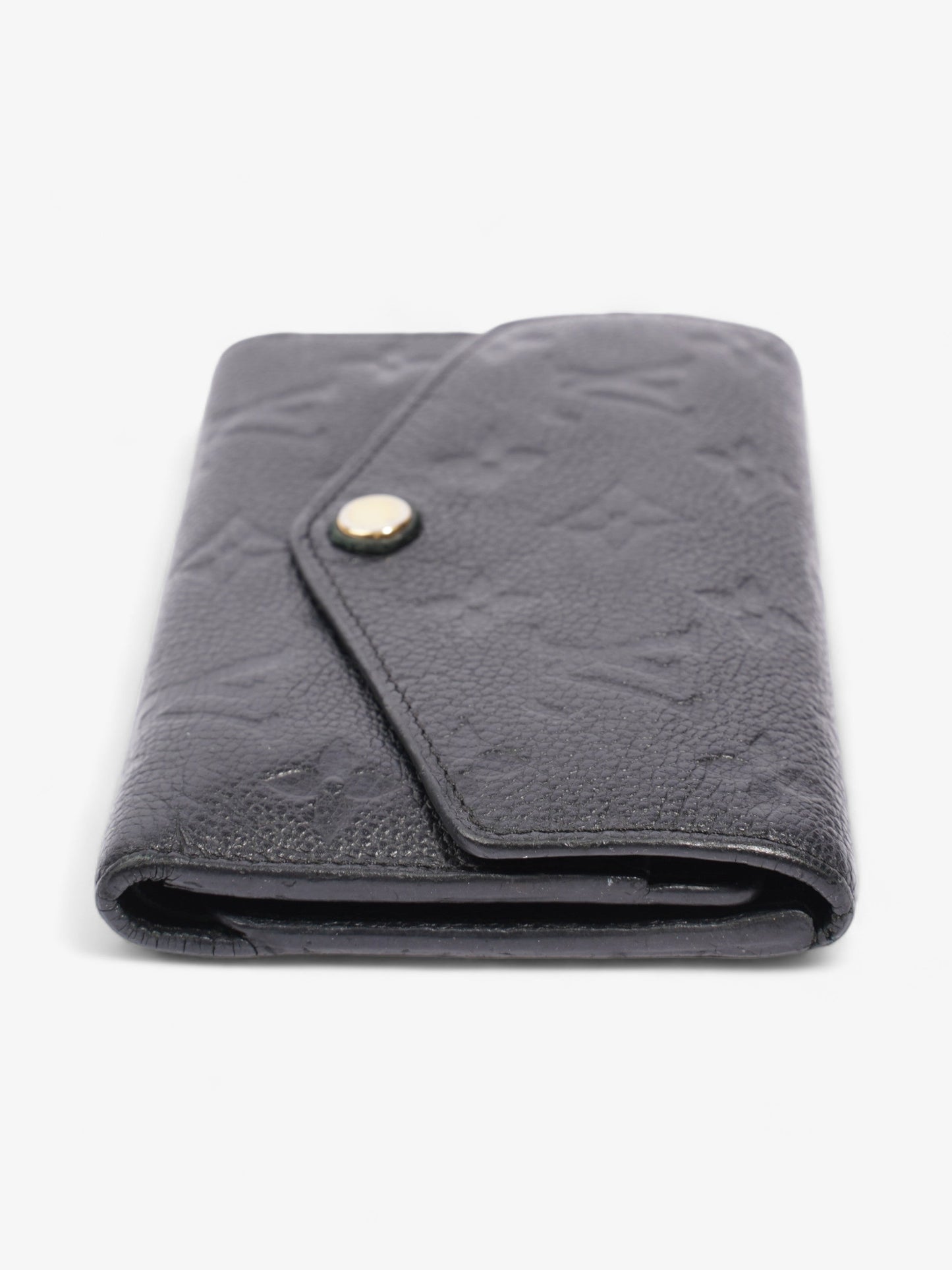 Louis Vuitton Curieuse Trifold wallet  Black / Black Empreinte Leather