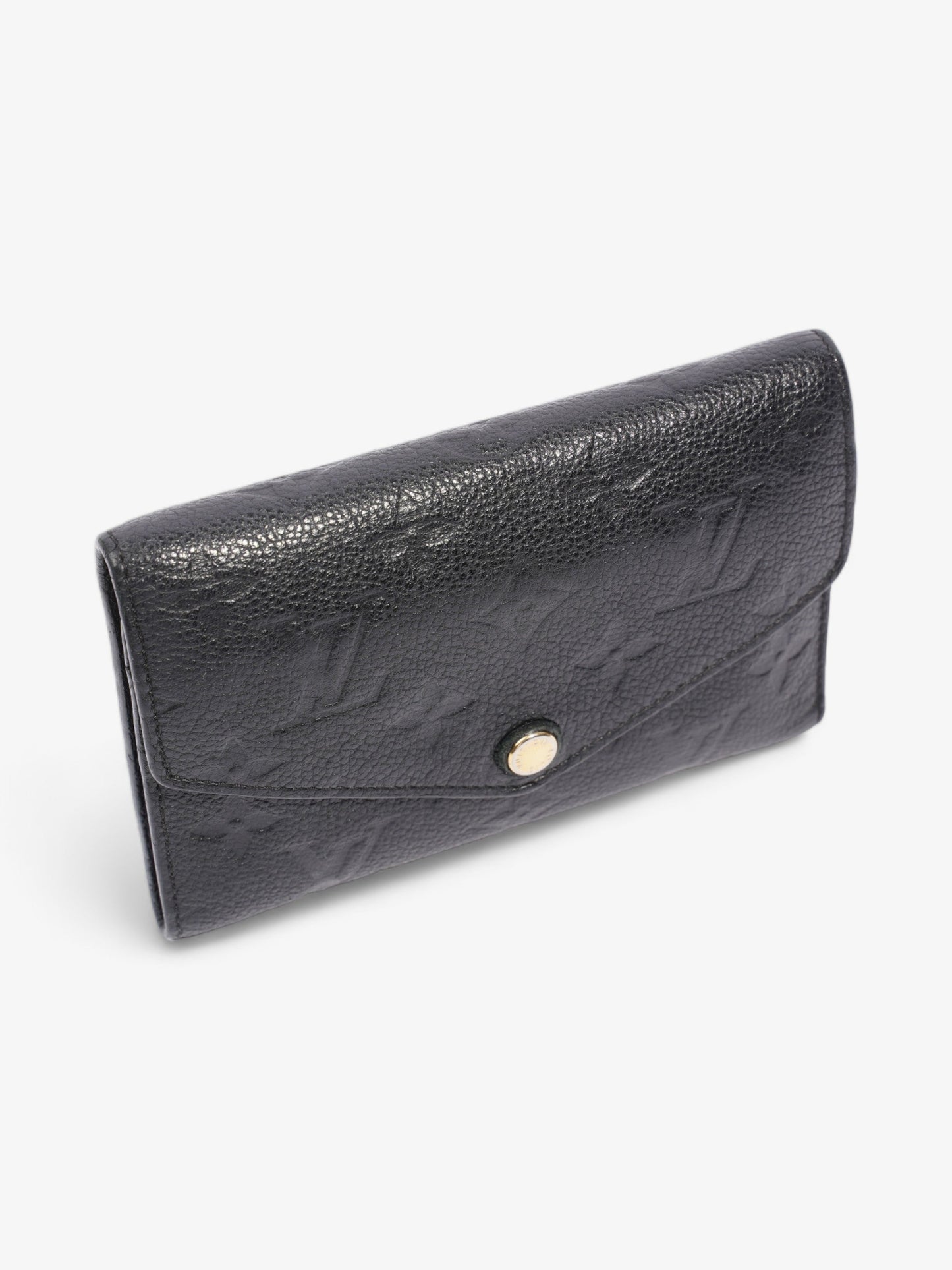 Louis Vuitton Curieuse Trifold wallet  Black / Black Empreinte Leather