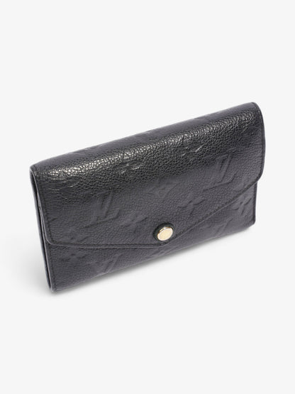 Louis Vuitton Curieuse Trifold wallet  Black / Black Empreinte Leather