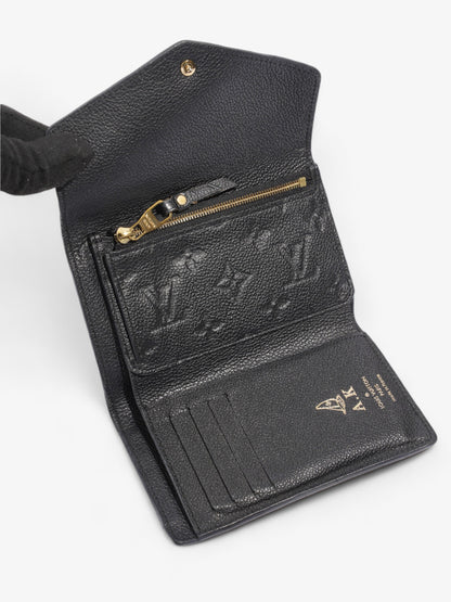 Louis Vuitton Curieuse Trifold wallet  Black / Black Empreinte Leather