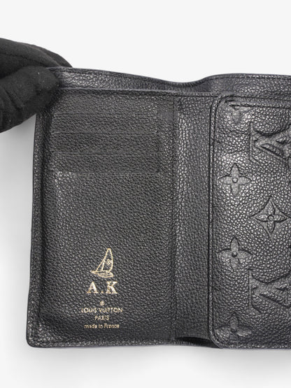 Louis Vuitton Curieuse Trifold wallet  Black / Black Empreinte Leather