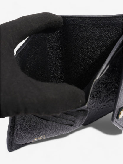 Louis Vuitton Curieuse Trifold wallet  Black / Black Empreinte Leather