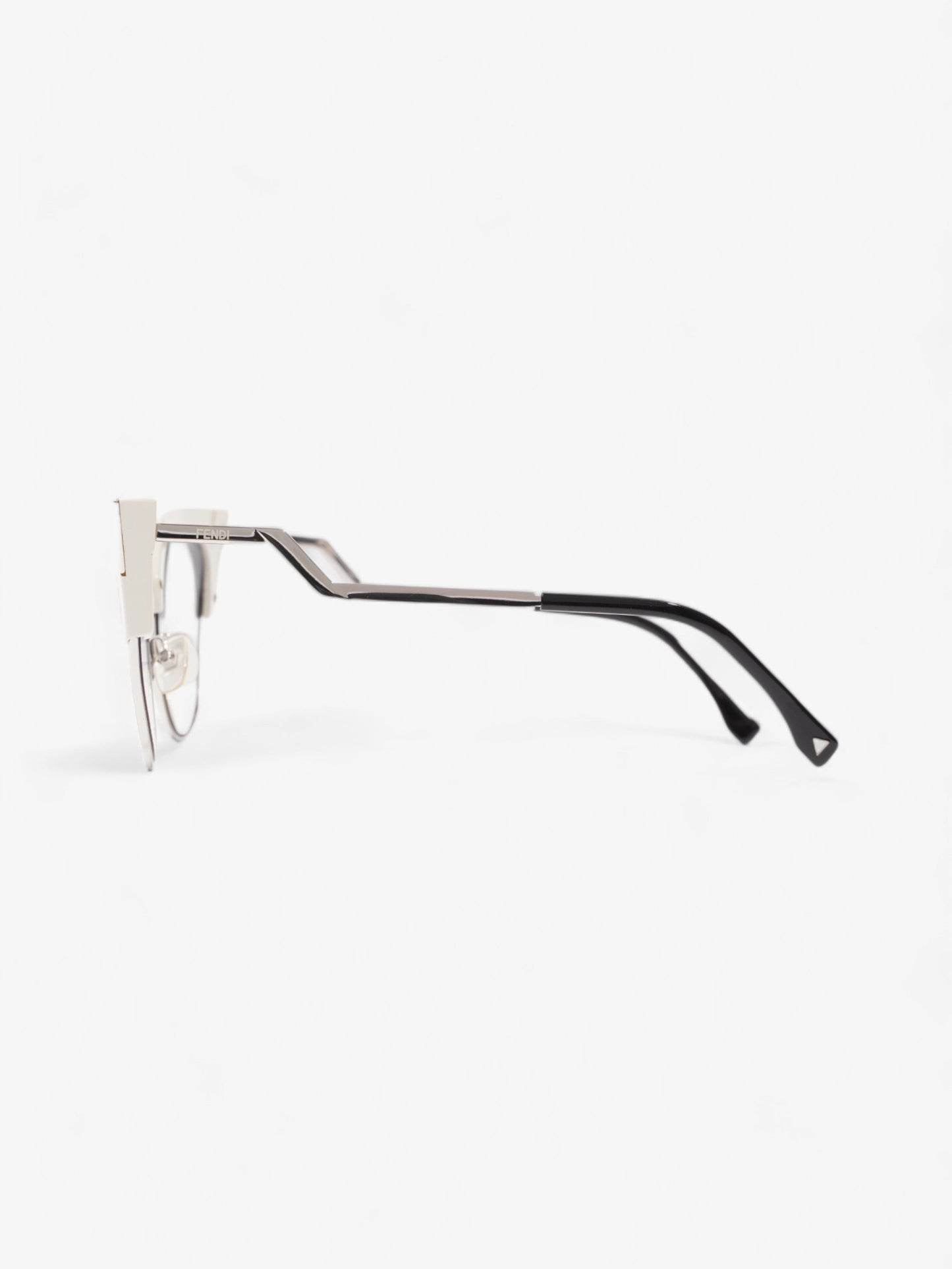 Fendi Cat-Eye Sunglasses Grey Gradient Acetate 140mm