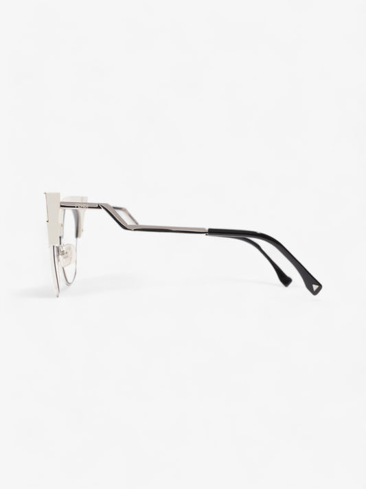 Fendi Cat-Eye Sunglasses Grey Gradient Acetate 140mm