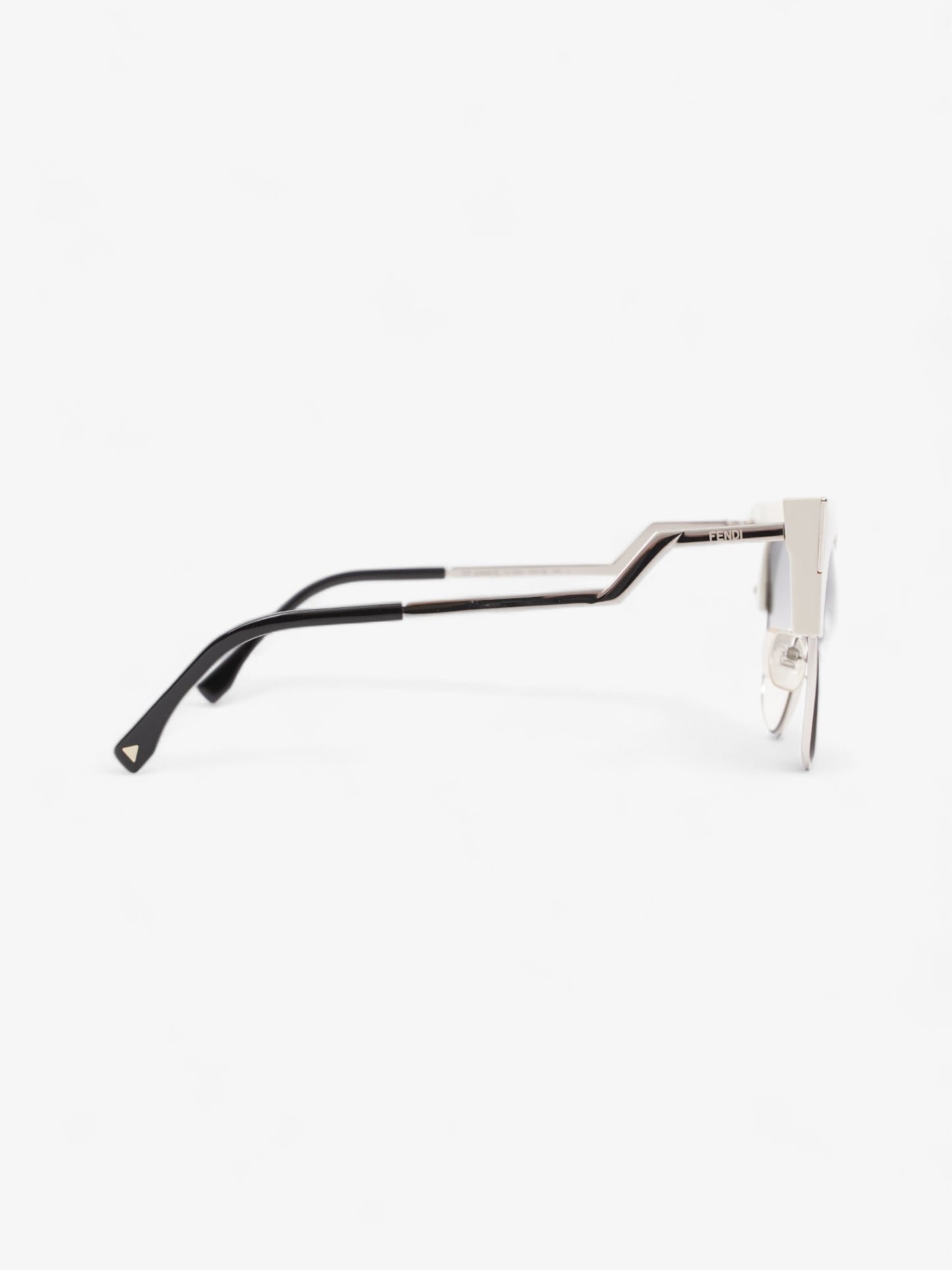 Fendi Cat-Eye Sunglasses Grey Gradient Acetate 140mm