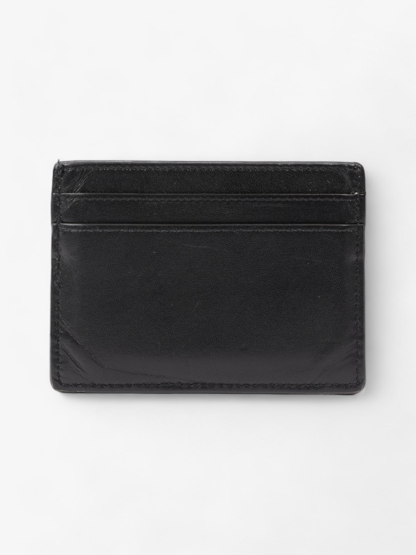 Saint Laurent Monogram Card Holder Black Leather