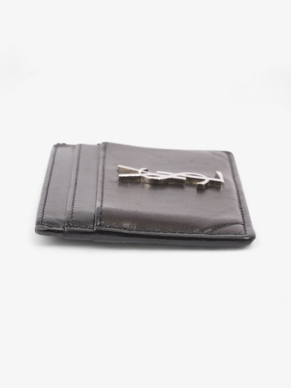 Saint Laurent Monogram Card Holder Black Leather