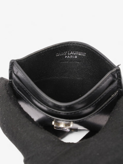 Saint Laurent Monogram Card Holder Black Leather