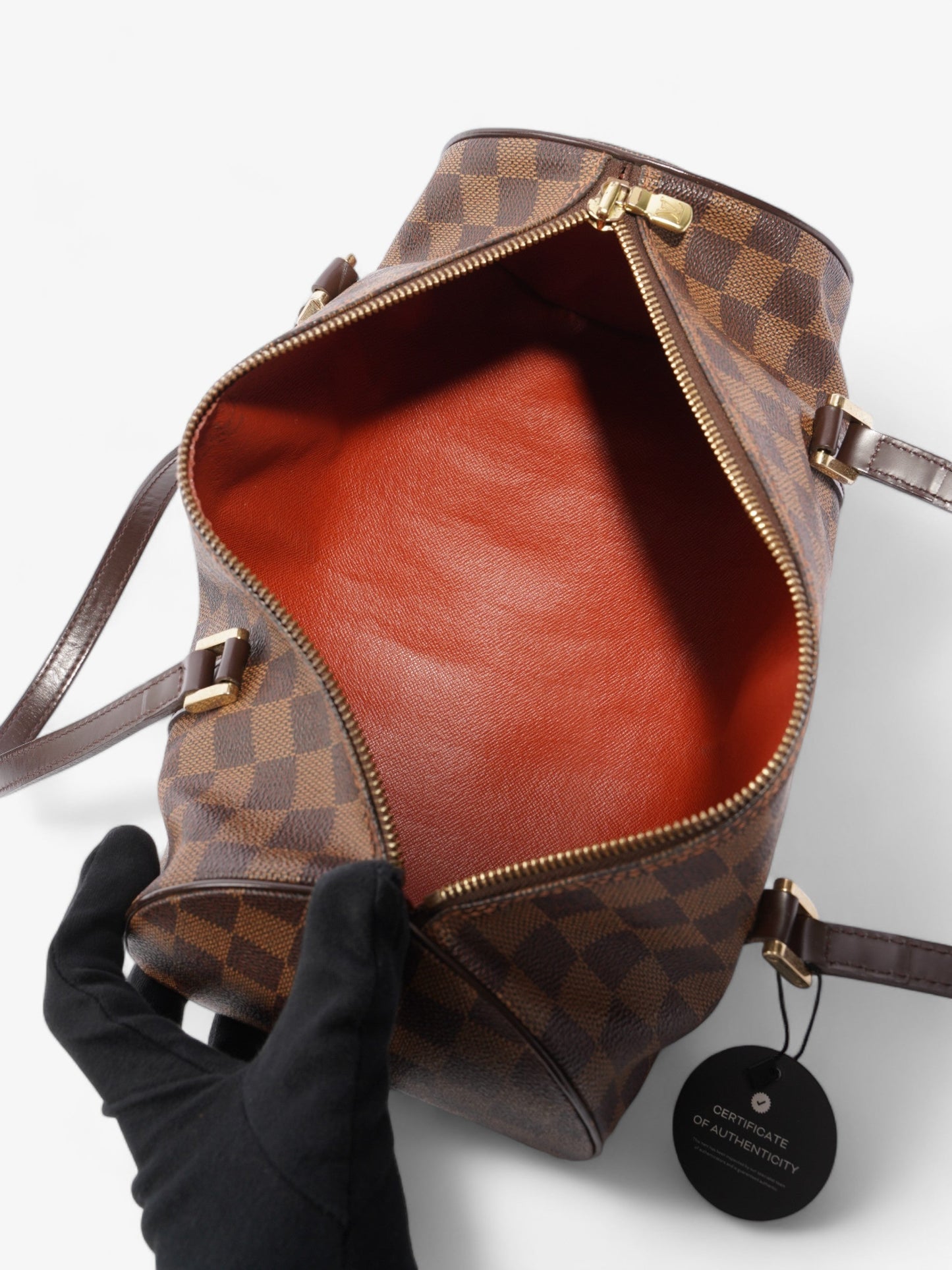 Louis Vuitton Papillon Damier Ebene Coated Canvas 30