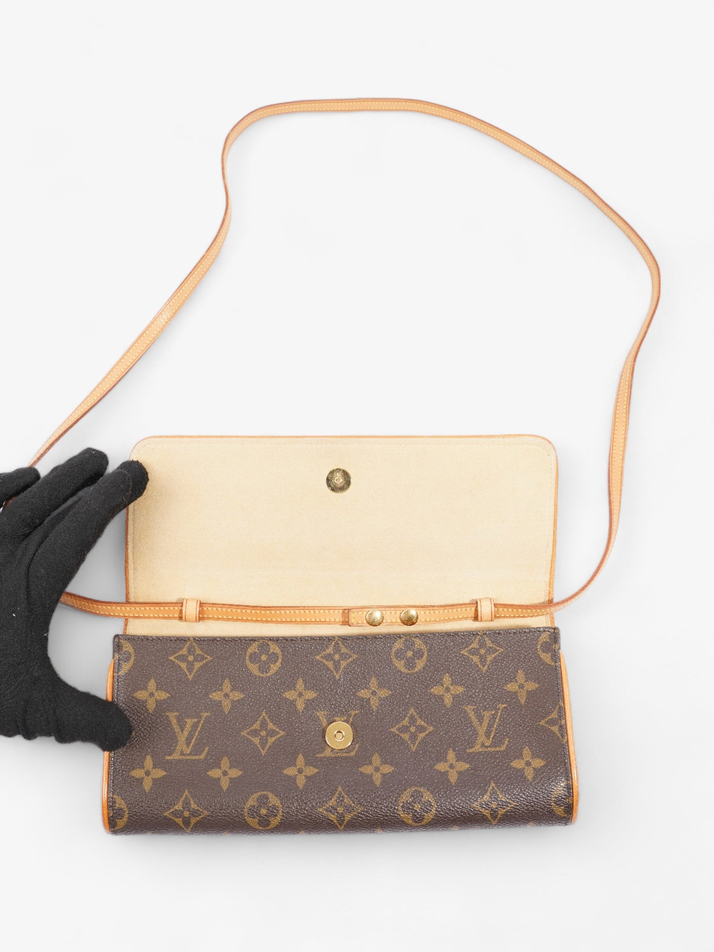 Louis Vuitton Twin Pochette Monogram Coated Canvas GM
