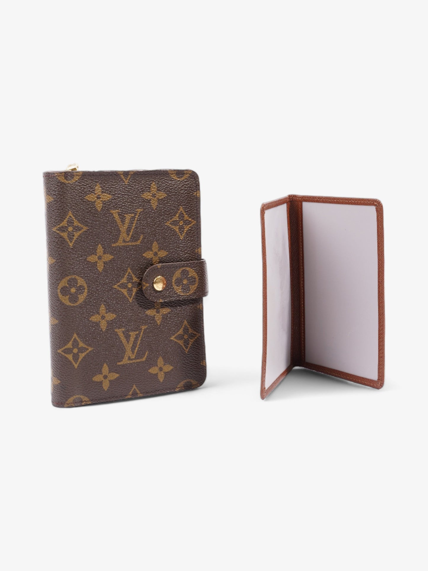 Louis Vuitton Porte Papier Zip Monogram Coated Canvas