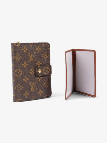 Louis Vuitton Porte Papier Zip Monogram Coated Canvas