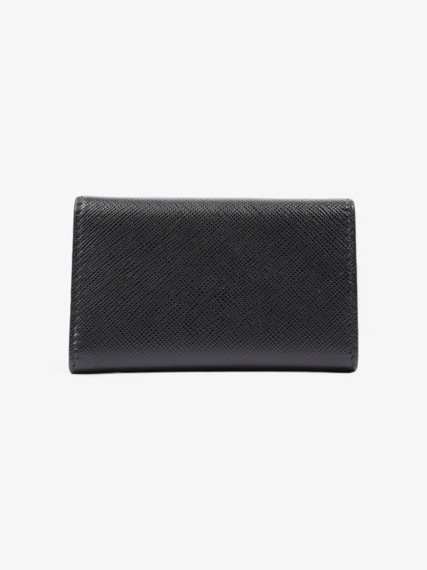 Prada Key Case Black Saffiano Leather