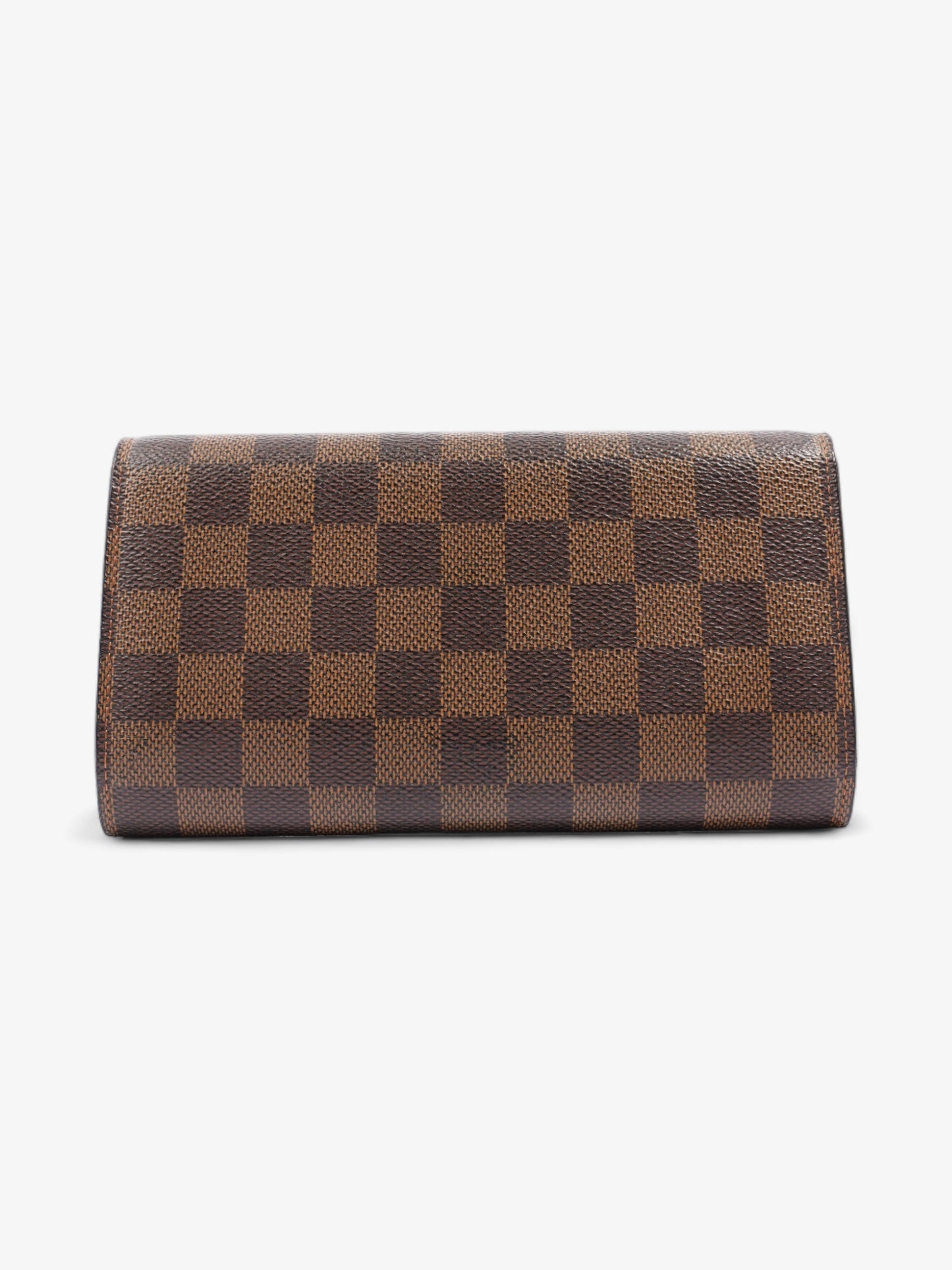 Louis Vuitton Sarah Wallet Damier Ebene Coated Canvas