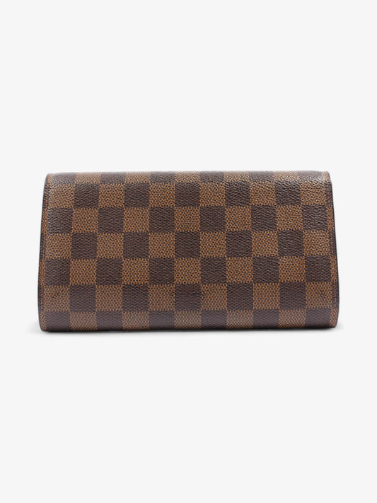 Louis Vuitton Sarah Wallet Damier Ebene Coated Canvas