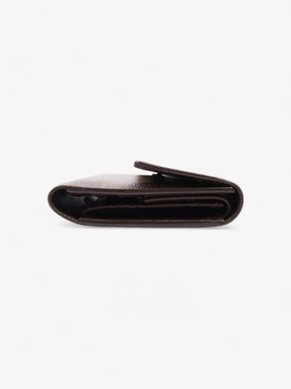 Louis Vuitton Sarah Wallet Damier Ebene Coated Canvas
